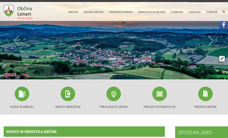 Spletna stran Občine Lenart