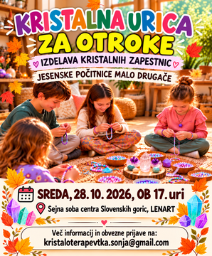 Jesenska kristalna urica za otroke